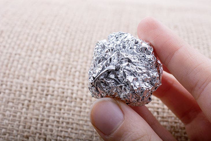 Boule de papier d’aluminium Boule de papier d’aluminium