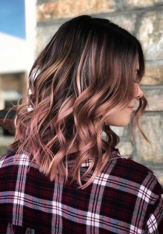 Brun chocolat rosé Brun chocolat rosé