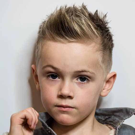 Cheveux hérissés sur Taper bas Cheveux hérissés sur Taper bas