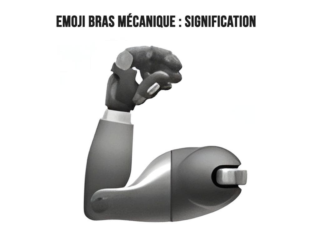 Emoji bras mécanique