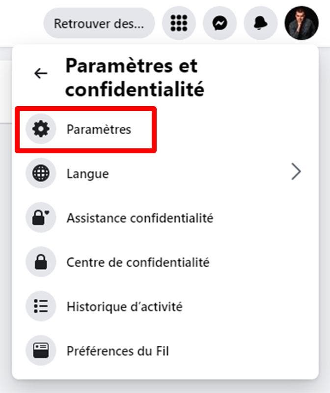Les paramètres Les paramètres