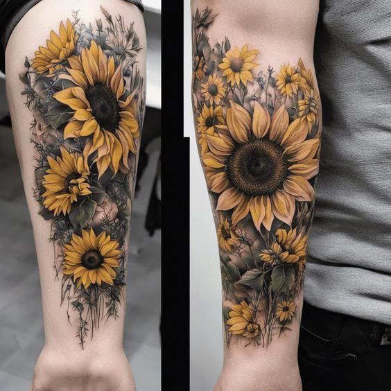 Tatouage “Tournesol” Tatouage “Tournesol”