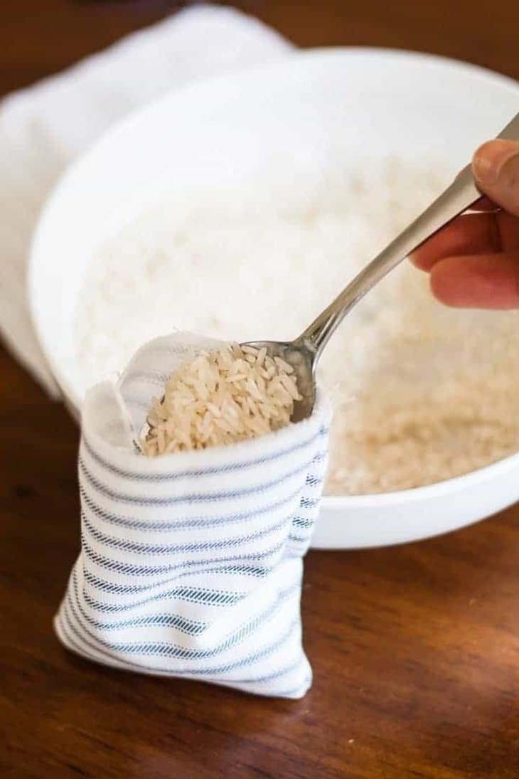 Petit sac de riz anti-humidité 